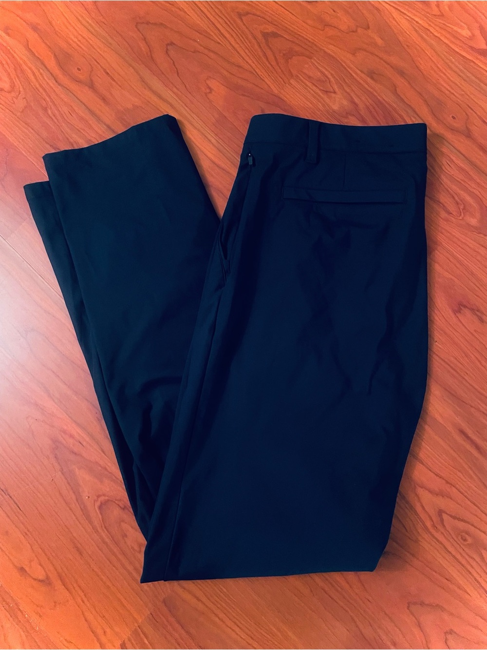 FLX Premium Flat Front Regular Navy Golf Pants 37x34 Performance NEW